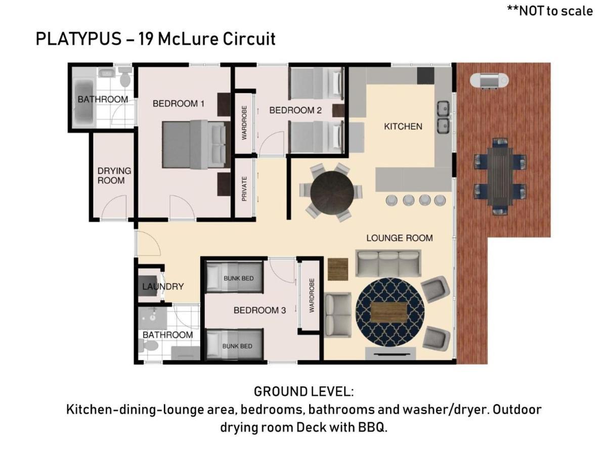 Platypus 19 Mclure Circuit Villa Джиндабайн Екстериор снимка